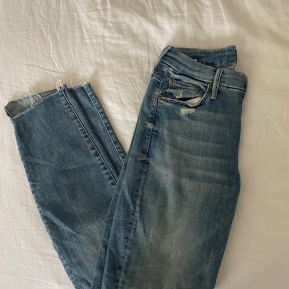 MOTHER Jeans The Looker Ankle Step Fray - Picture 7 of 7